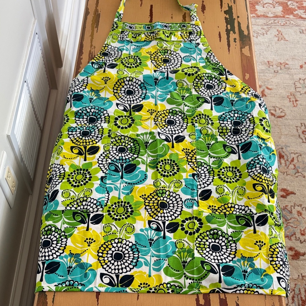 NWT Vintage Vera Bradley Apron in Lime’s Up Pattern